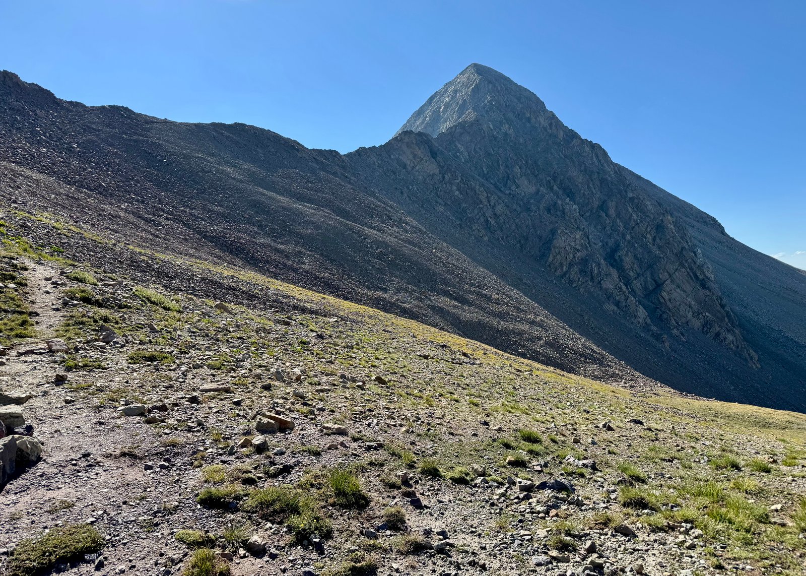 Lindsey ridge below saddle