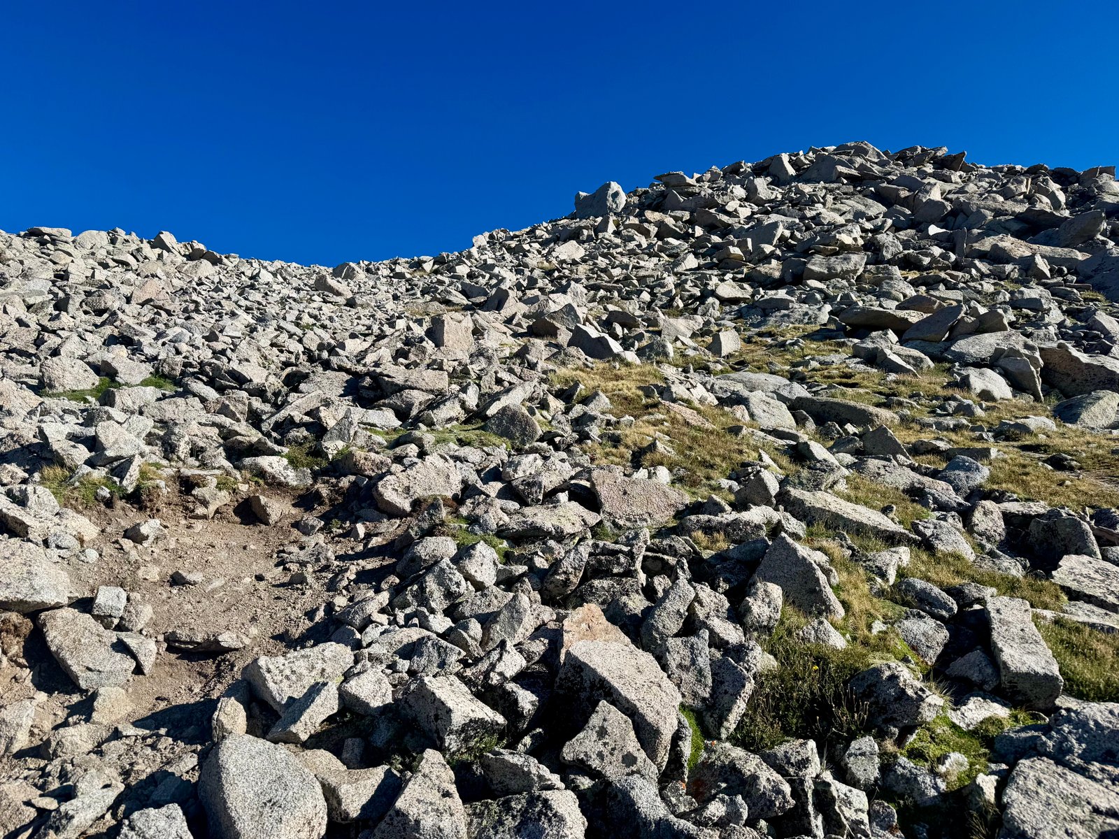 Below Shavano summit 2